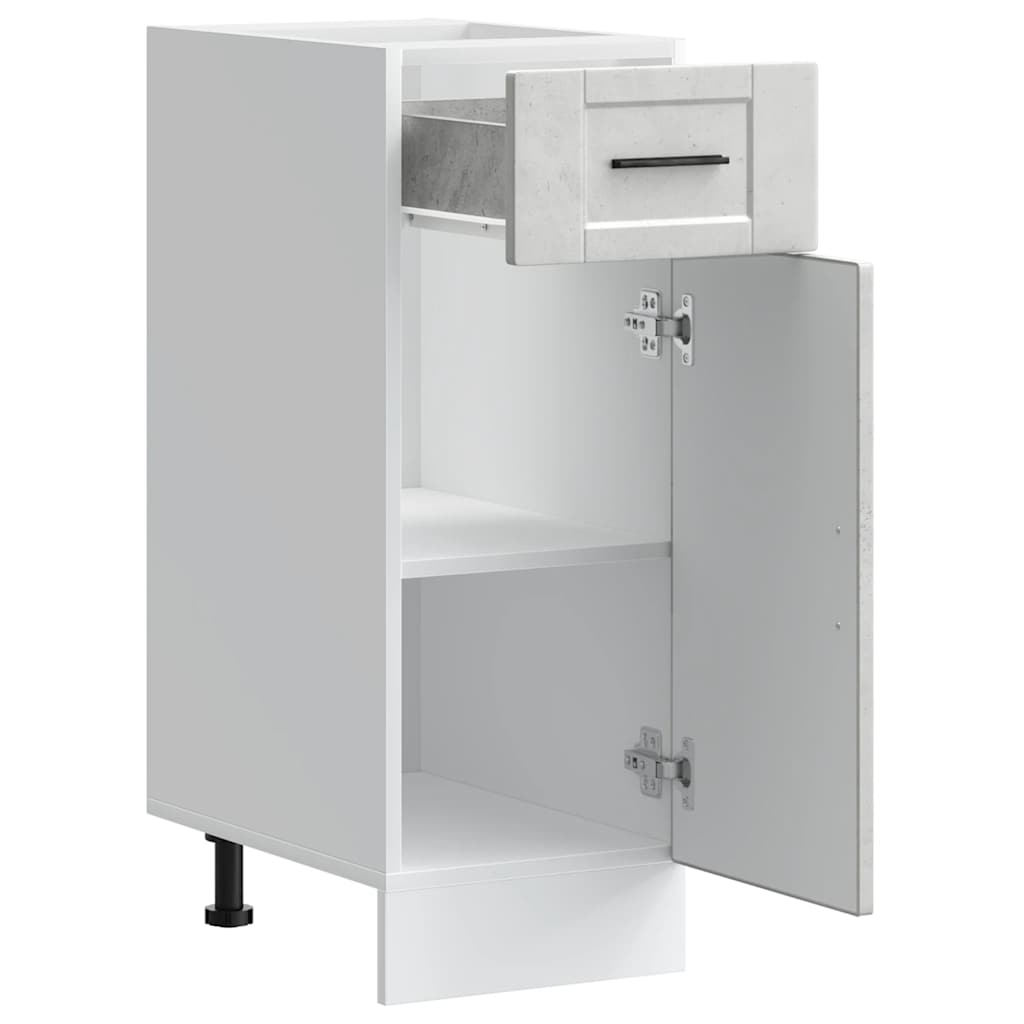 vidaXL Kitchen Base Cabinet Porto Concrete Grey Engineered Wood