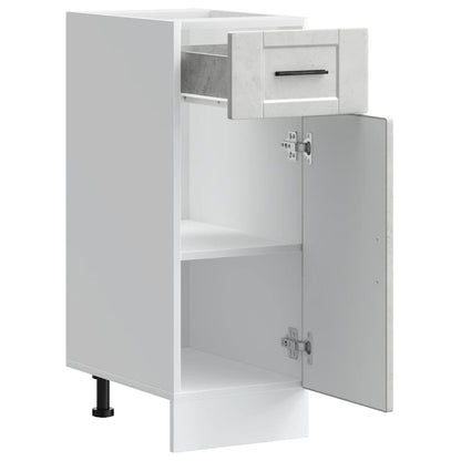 vidaXL Kitchen Base Cabinet "Porto" Concrete Grey Engineered Wood