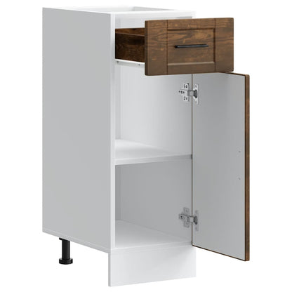 vidaXL Kitchen Base Cabinet "Porto" Smoked Oak Engineered Wood