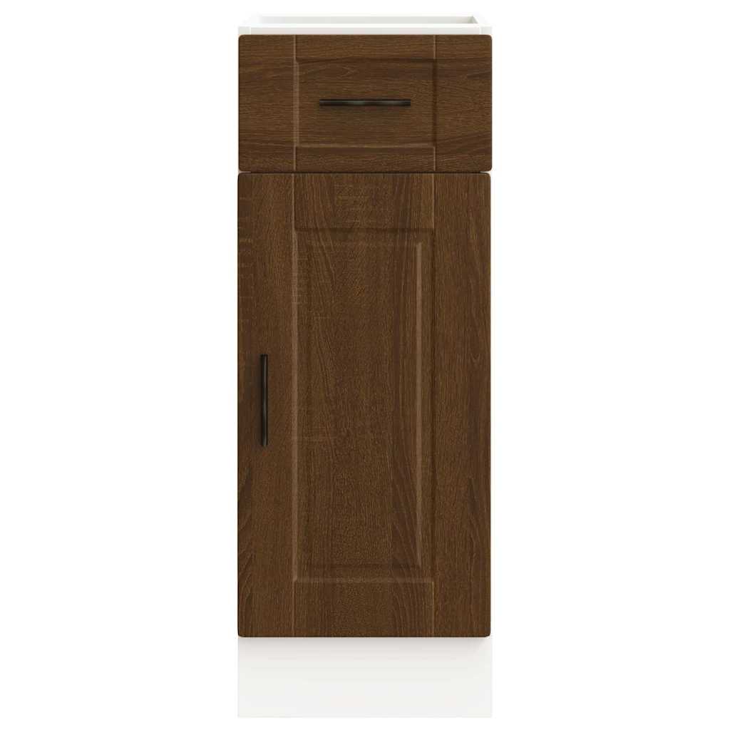 vidaXL Kitchen Base Cabinet Porto Brown Oak Engineered Wood