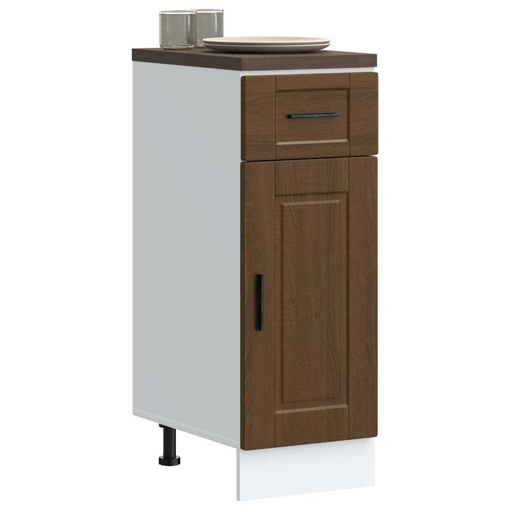vidaXL Kitchen Base Cabinet Porto Brown Oak Engineered Wood