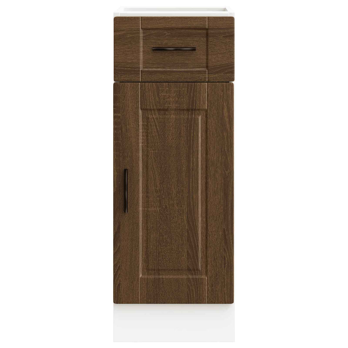vidaXL Kitchen Base Cabinet "Porto" Brown Oak Engineered Wood
