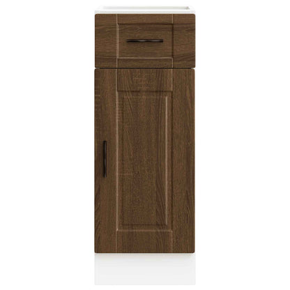 vidaXL Kitchen Base Cabinet "Porto" Brown Oak Engineered Wood