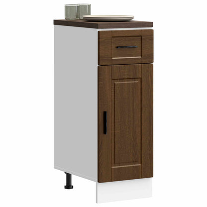 vidaXL Kitchen Base Cabinet "Porto" Brown Oak Engineered Wood