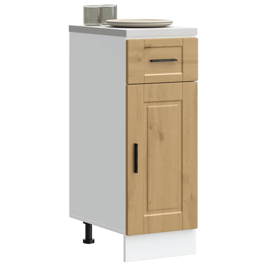vidaXL Kitchen Base Cabinet "Porto" Artisan Oak Engineered Wood