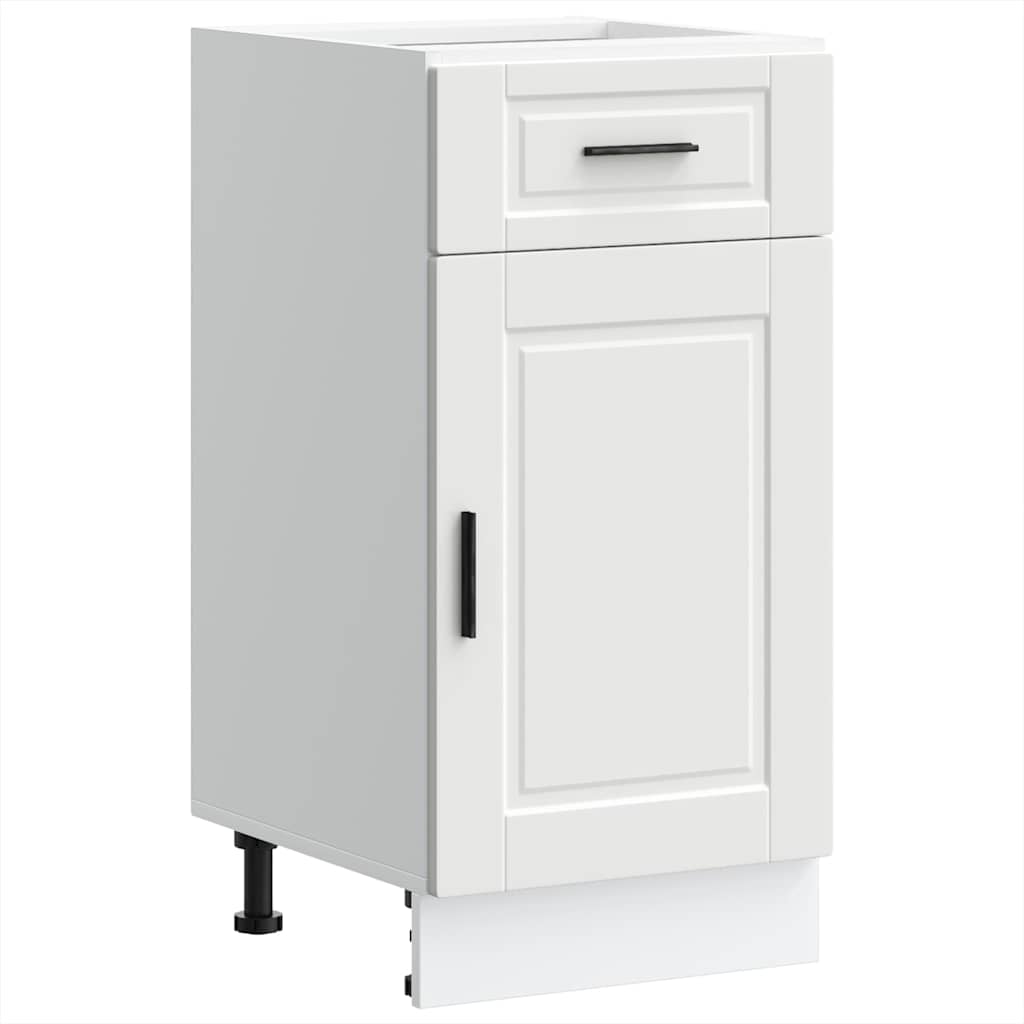 vidaXL Kitchen Base Cabinet "Porto" White Engineered Wood