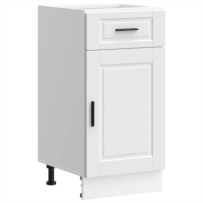 vidaXL Kitchen Base Cabinet "Porto" White Engineered Wood