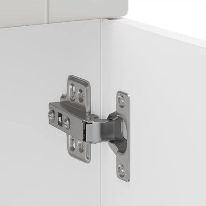vidaXL Kitchen Base Cabinet "Porto" White Engineered Wood