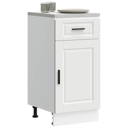vidaXL Kitchen Base Cabinet "Porto" White Engineered Wood