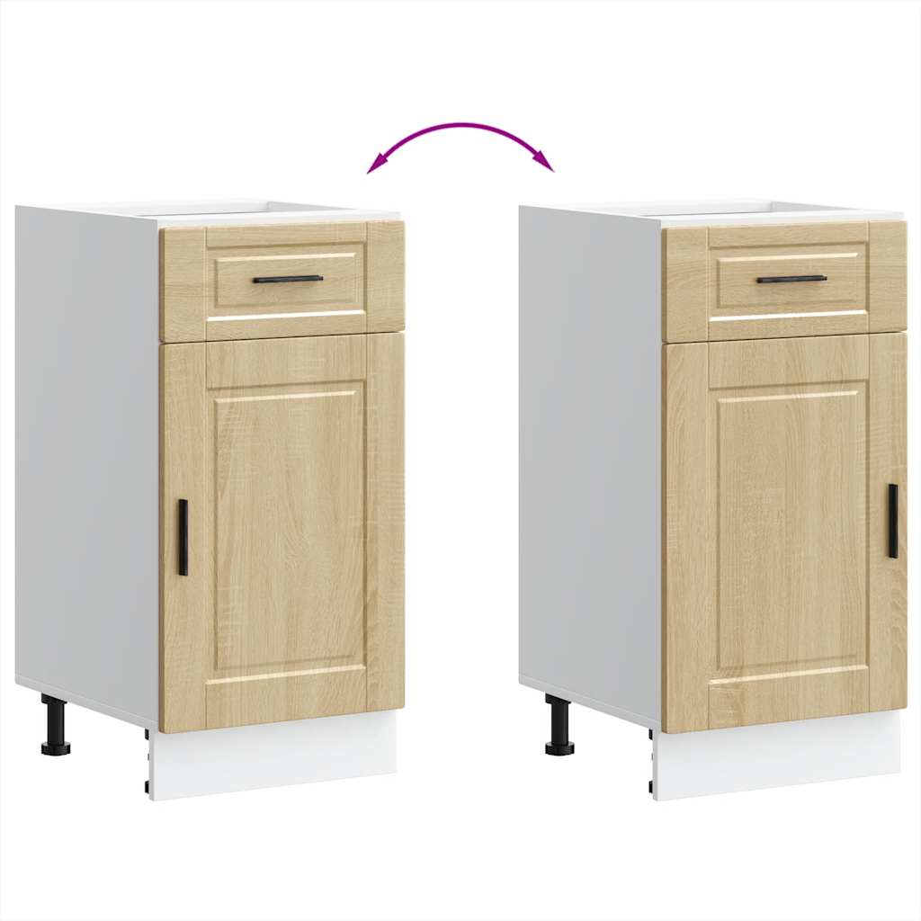 vidaXL Kitchen Base Cabinet Porto Sonoma Oak Engineered Wood