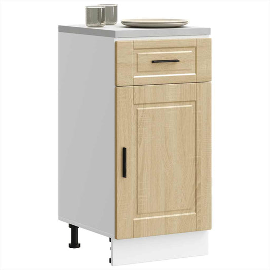 vidaXL Kitchen Base Cabinet "Porto" Sonoma Oak Engineered Wood
