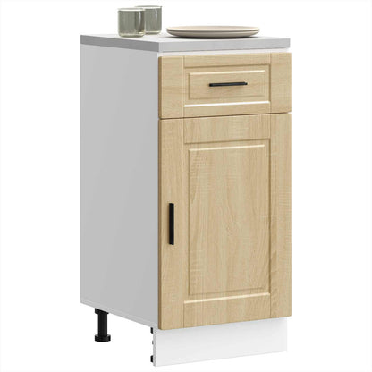 vidaXL Kitchen Base Cabinet "Porto" Sonoma Oak Engineered Wood