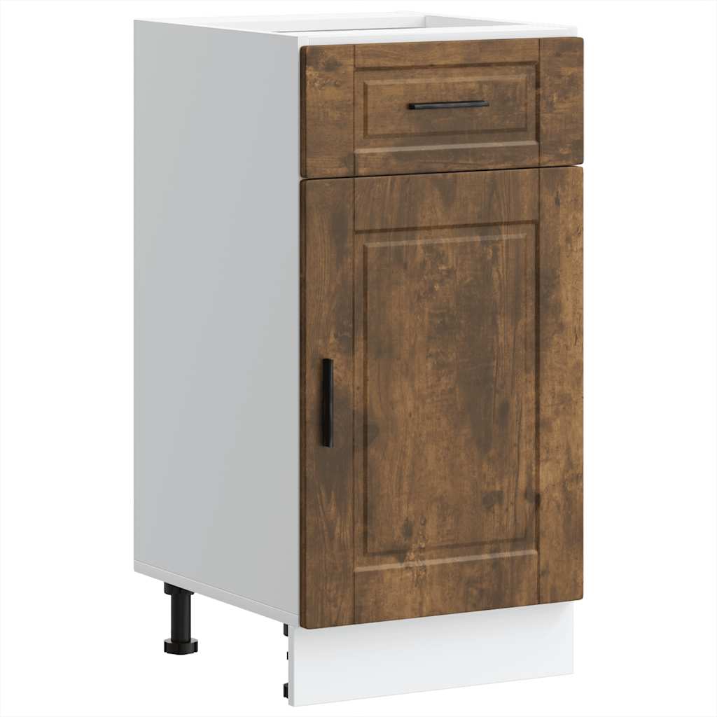 vidaXL Kitchen Base Cabinet Porto Smoked Oak Engineered Wood