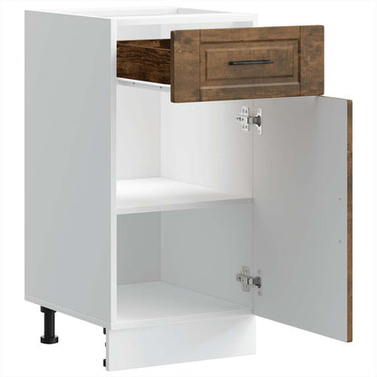 vidaXL Kitchen Base Cabinet Porto Smoked Oak Engineered Wood