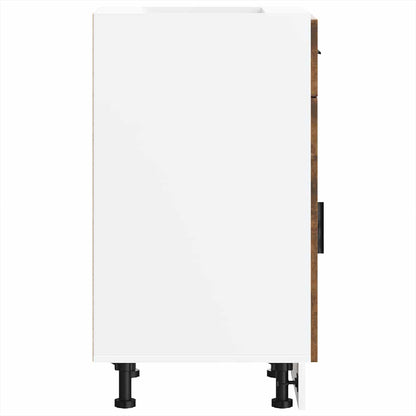 vidaXL Kitchen Base Cabinet Porto Smoked Oak Engineered Wood