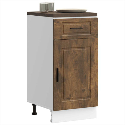 vidaXL Kitchen Base Cabinet Porto Smoked Oak Engineered Wood