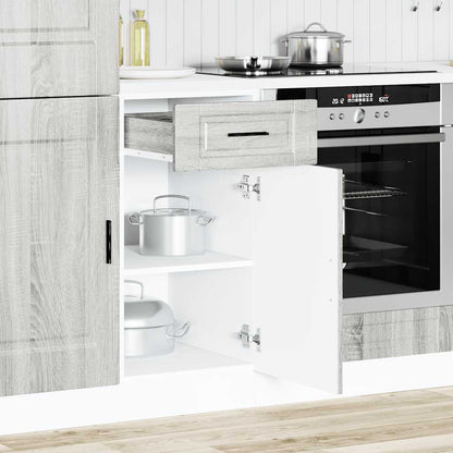 vidaXL Kitchen Base Cabinet Porto Grey Sonoma Engineered Wood