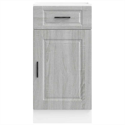 vidaXL Kitchen Base Cabinet Porto Grey Sonoma Engineered Wood