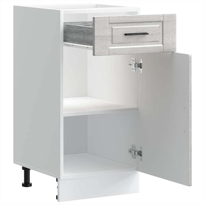 vidaXL Kitchen Base Cabinet Porto Grey Sonoma Engineered Wood