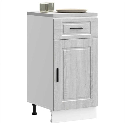 vidaXL Kitchen Base Cabinet Porto Grey Sonoma Engineered Wood