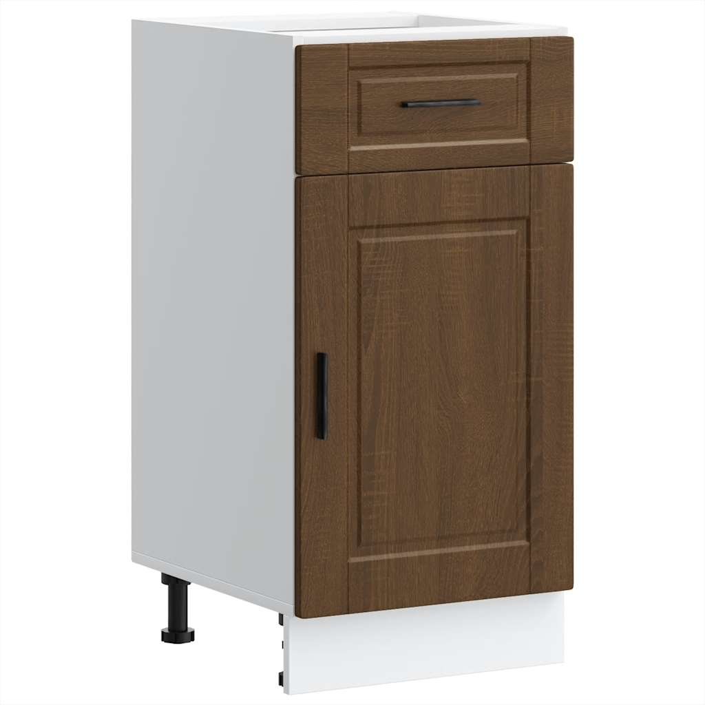 vidaXL Kitchen Base Cabinet Porto Brown Oak Engineered Wood
