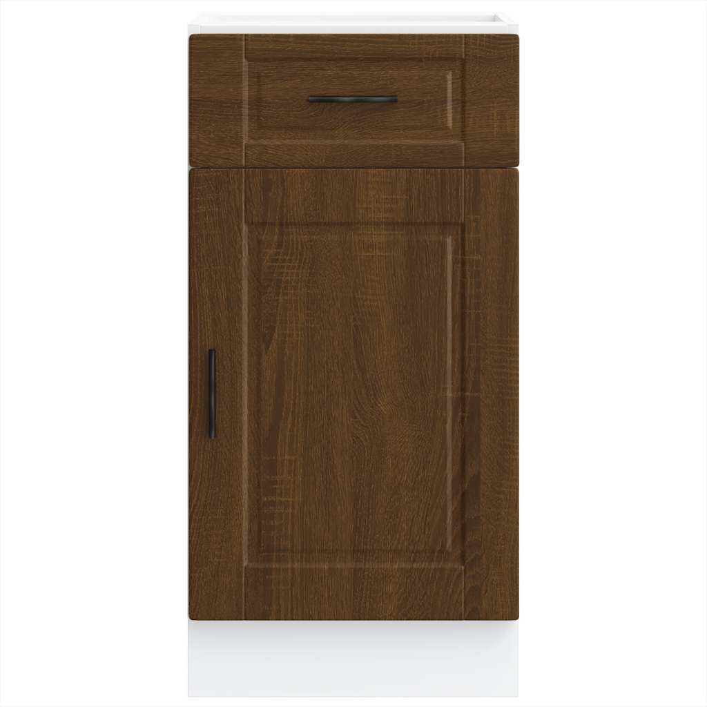 vidaXL Kitchen Base Cabinet Porto Brown Oak Engineered Wood