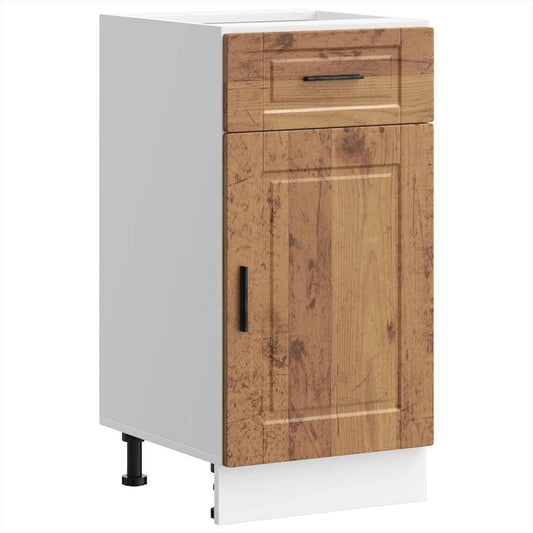 vidaXL Kitchen Base Cabinet "Porto" Old Wood Engineered Wood