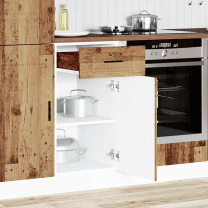vidaXL Kitchen Base Cabinet Porto Old Wood Engineered Wood