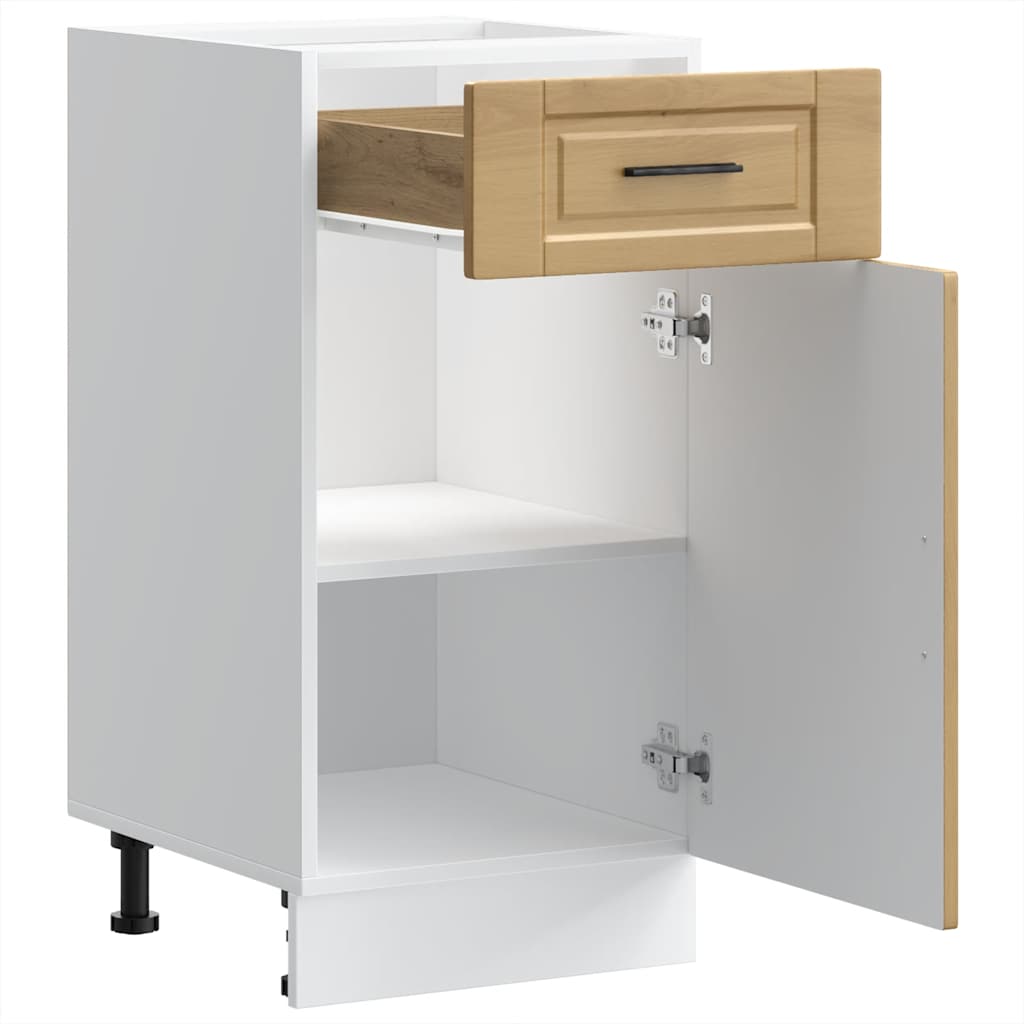 vidaXL Kitchen Base Cabinet Porto Artisan Oak Engineered Wood