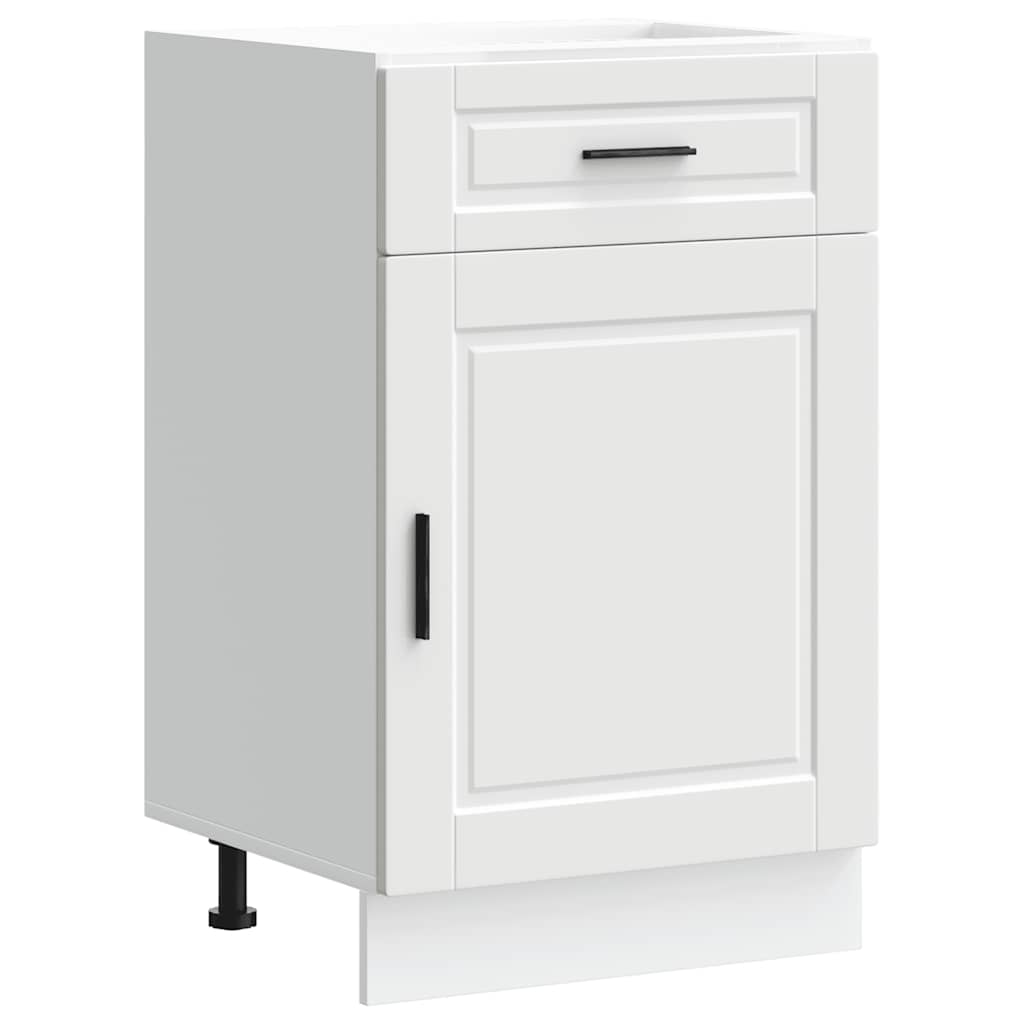vidaXL Kitchen Base Cabinet Porto White Engineered Wood