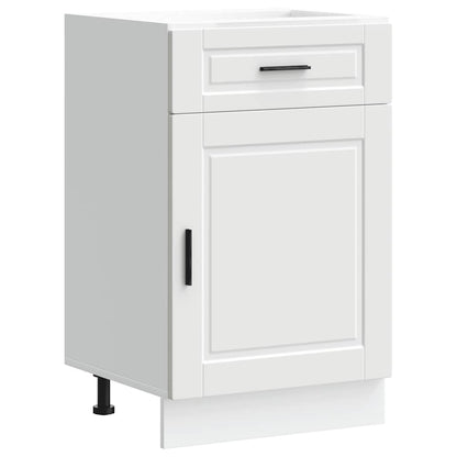 vidaXL Kitchen Base Cabinet Porto White Engineered Wood