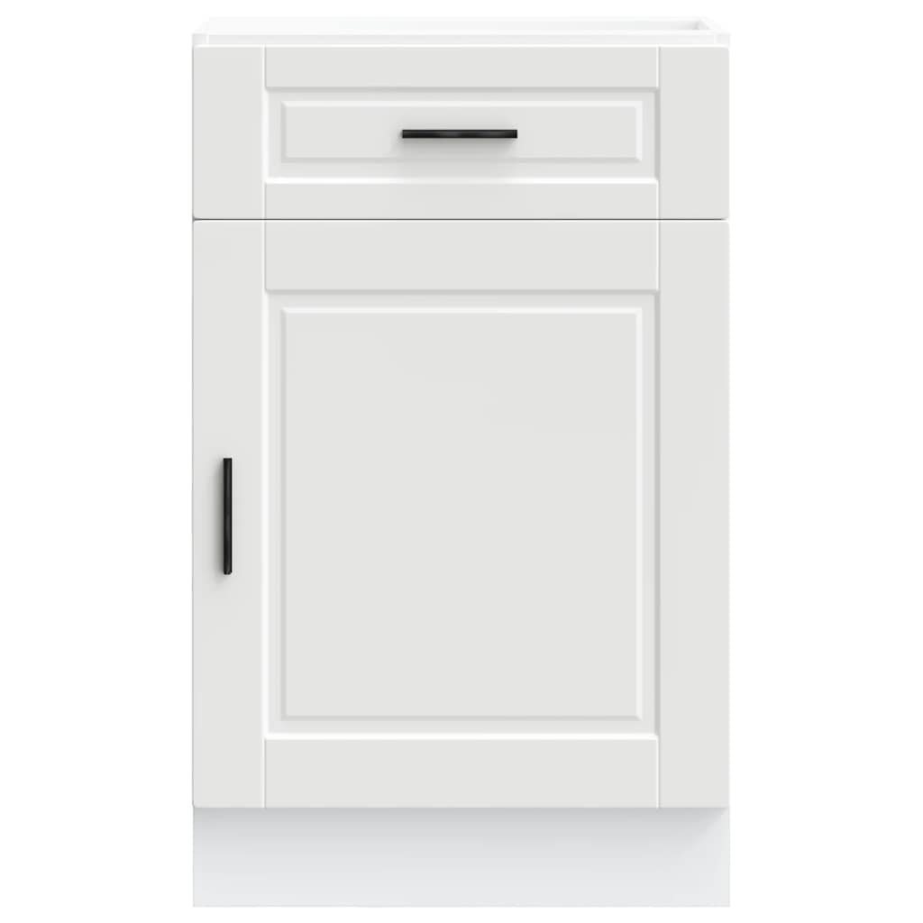 vidaXL Kitchen Base Cabinet Porto White Engineered Wood