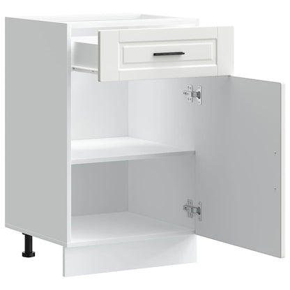 vidaXL Kitchen Base Cabinet Porto White Engineered Wood