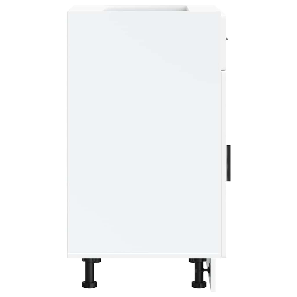 vidaXL Kitchen Base Cabinet Porto White Engineered Wood