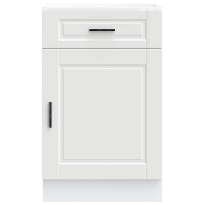 vidaXL Kitchen Base Cabinet "Porto" White Engineered Wood