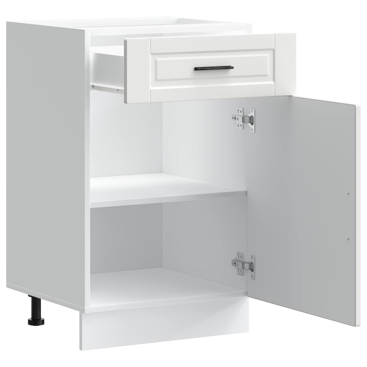 vidaXL Kitchen Base Cabinet "Porto" White Engineered Wood