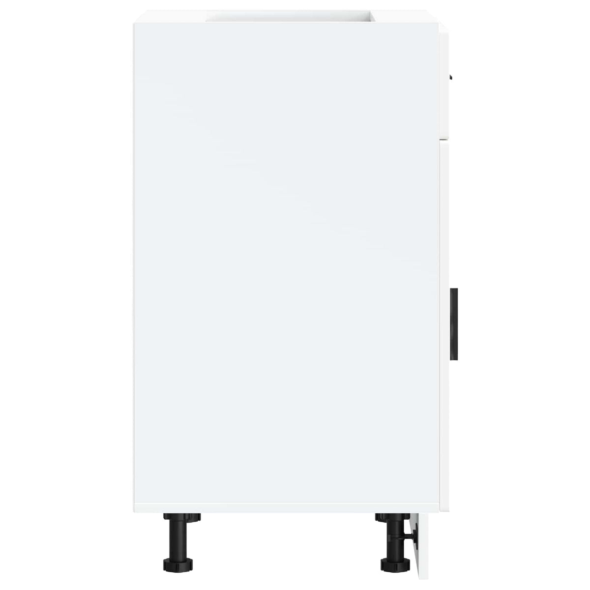 vidaXL Kitchen Base Cabinet "Porto" White Engineered Wood