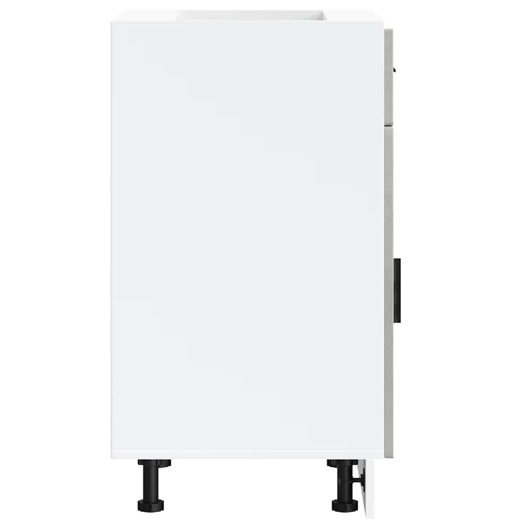 vidaXL Kitchen Base Cabinet "Porto" Concrete Grey Engineered Wood