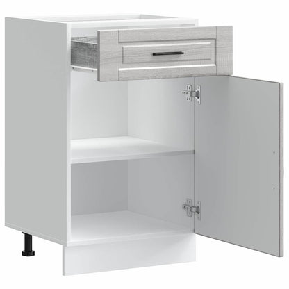 vidaXL Kitchen Base Cabinet Porto Grey Sonoma Engineered Wood