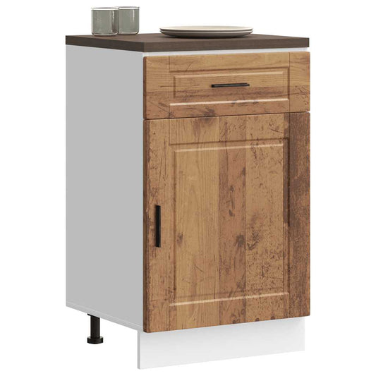 vidaXL Kitchen Base Cabinet Porto Old Wood Engineered Wood