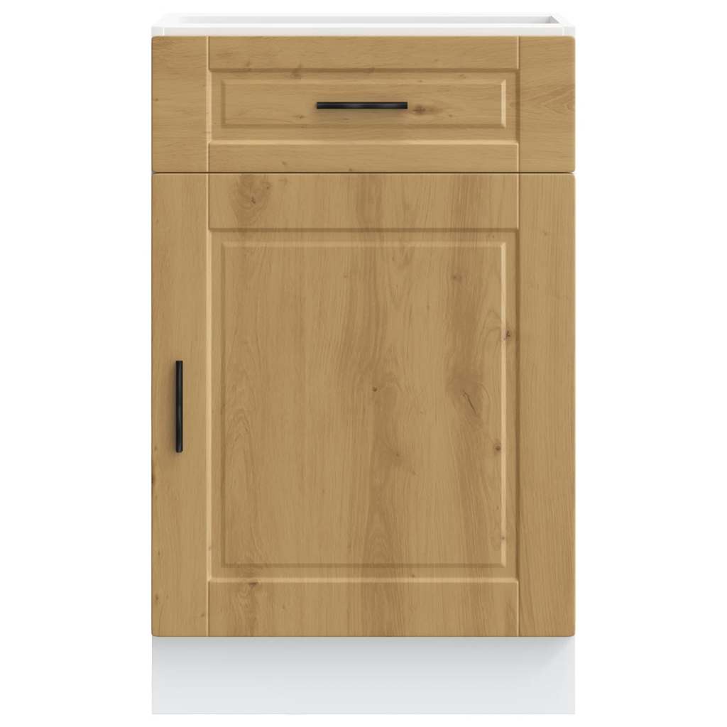 vidaXL Kitchen Base Cabinet Porto Artisan Oak Engineered Wood