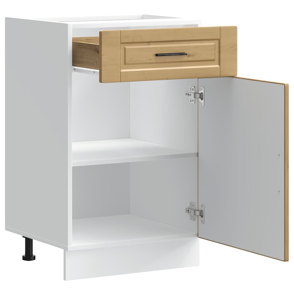 vidaXL Kitchen Base Cabinet Porto Artisan Oak Engineered Wood