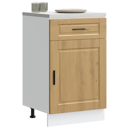 vidaXL Kitchen Base Cabinet Porto Artisan Oak Engineered Wood