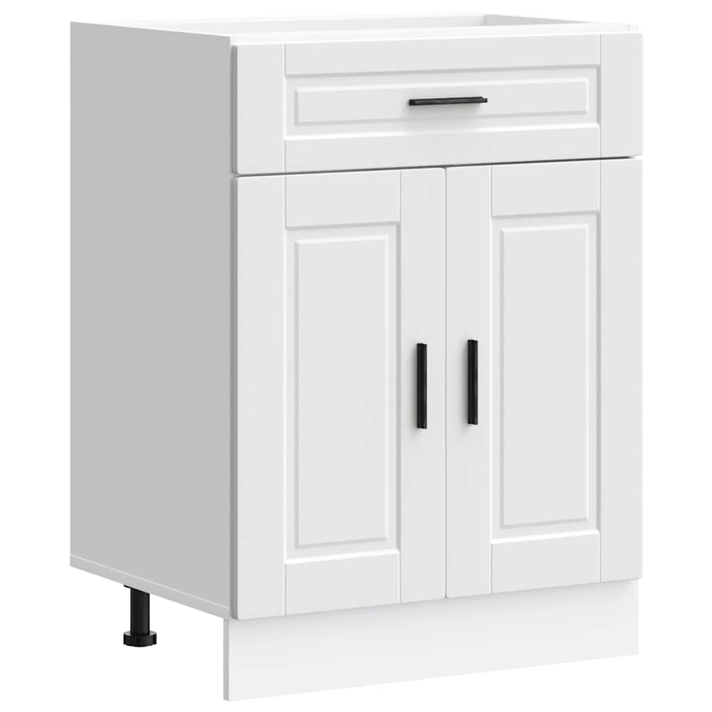 vidaXL Kitchen Base Cabinet "Porto" White Engineered Wood