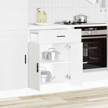 vidaXL Kitchen Base Cabinet "Porto" White Engineered Wood