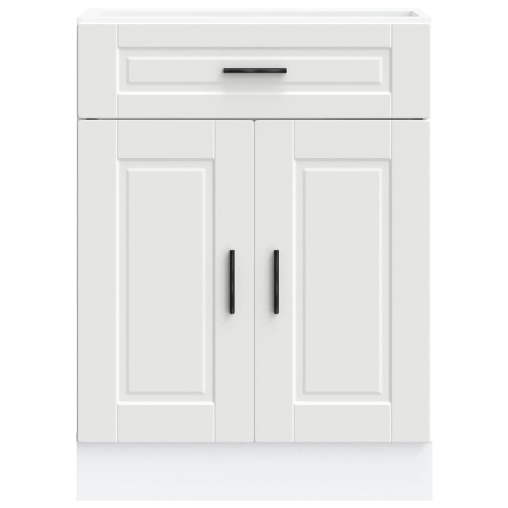 vidaXL Kitchen Base Cabinet Porto White Engineered Wood