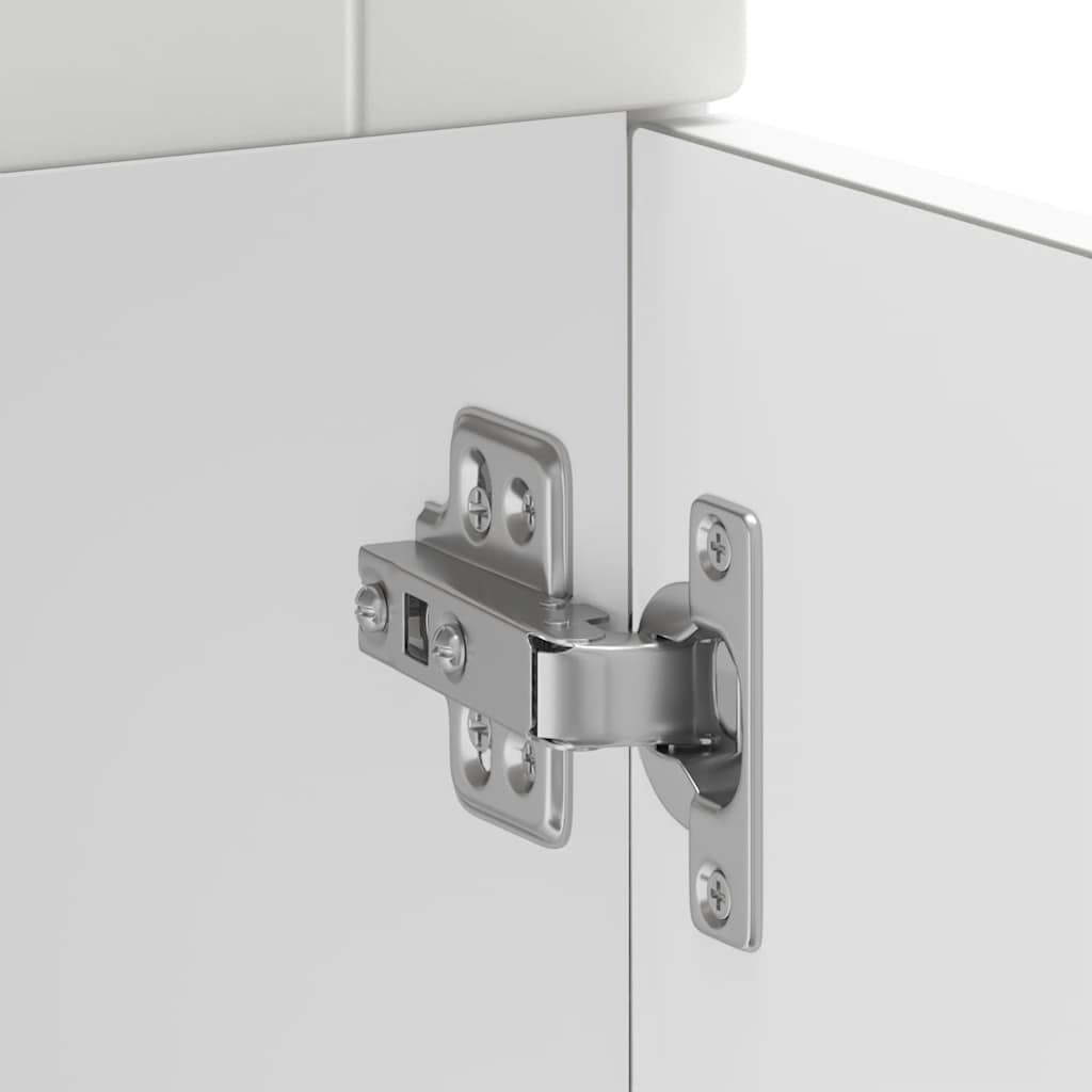vidaXL Kitchen Base Cabinet Porto White Engineered Wood