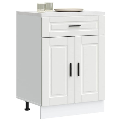 vidaXL Kitchen Base Cabinet Porto White Engineered Wood