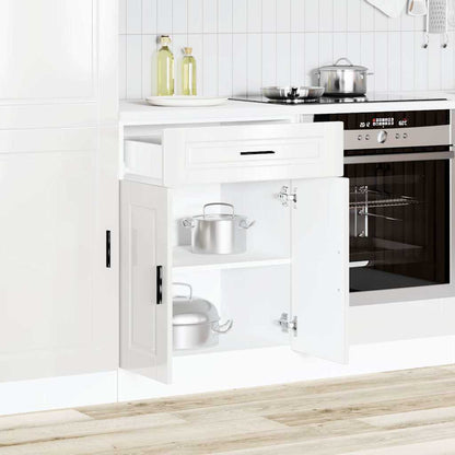 vidaXL Kitchen Base Cabinet Porto High Gloss White Engineered Wood