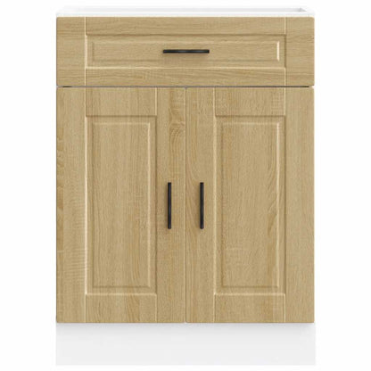 vidaXL Kitchen Base Cabinet "Porto" Sonoma Oak Engineered Wood